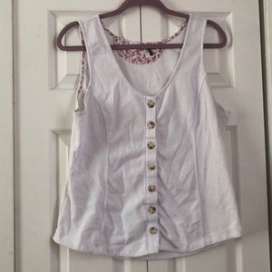 Anthropologie Peplum Tank